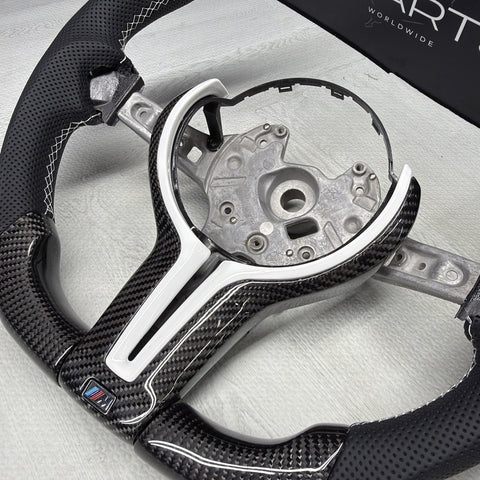 15-20 BMW F80 F82 F83 M3 M4 OHC Carbon fiber Steering Wheel Manual DCT
