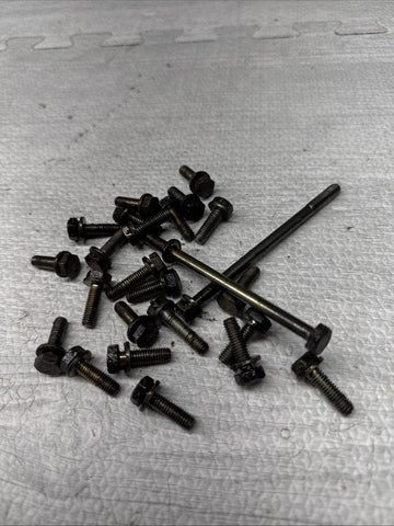 01-06 BMW E46 M3 S54 3.2L Engine Oil Pan Bolts OEM Set Complete