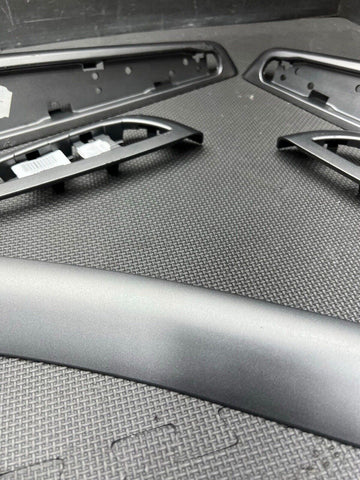 01-06 BMW E46 M3 Convertible Interior Armrests Trim Set Titan Shadow Grey