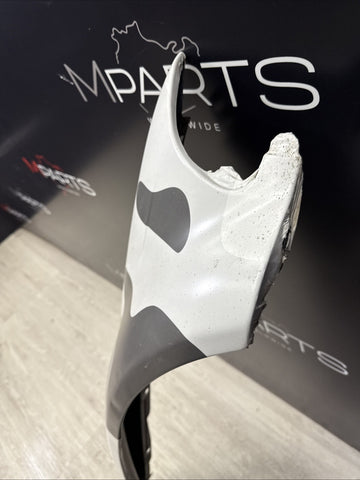 01-06 BMW E46 M3 Right Passenger Fender Alpine White Camouflage Wrap