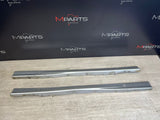 94-99 BMW E36 M3 COUPE SIDE SKIRTS ROCKER PANELS MOLDINGS COSMOS BLACK
