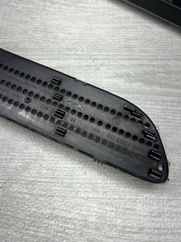 01-06 BMW E46 M3 Fender Vent Grilles Grills Trims Chrome OEM No Emblems