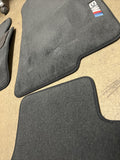 Genuine 01-06 BMW E46 M3 Convertible Carpets Floor Mats Black Front & Rear