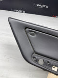01-06 BMW E46 M3 Convertible Rear Left Right Door Cards Panels Covers Black