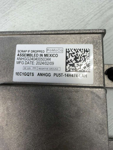 2024 Ford Mustang Network Gateway Control Module PU5T-14H474-LAH OEM