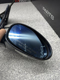 01-06 BMW E46 M3 Side View Door Mirrors Pair Carbon Black *See Pics
