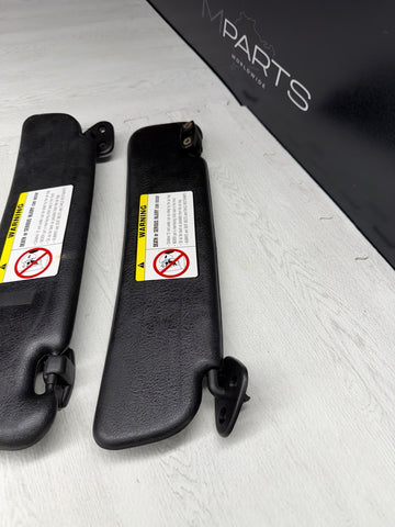 98-02 BMW Z3M Z3 M COUPE SUN VISOR VISORS SET BLACK *Tear*
