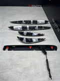 06-07 OEM BMW E63 E64 M6 Front Rear Door Dash Center Console Carbon Trim Ser