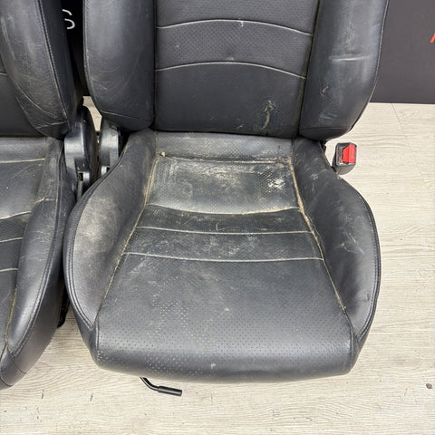 Honda S2k S2000 Interior Front Heated Seats Black Passenger Driver (Bent Rail)