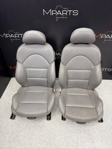 01-06 BMW E46 M3 Coupe Interior Front Not Heated Seats Dove Gray
