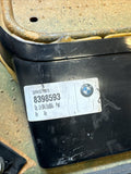 96-02 BMW Z3M Front Left Driver Door Card Panel Cover Trim Leather Black *Crack*
