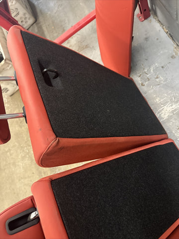 21-24 BMW G80 M3 Sedan Rear Seats Fiona Red