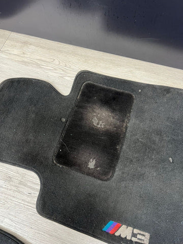 Used Genuine 2008-2011 BMW E90 M3 Carpets Floor Mats Black Front & Rear