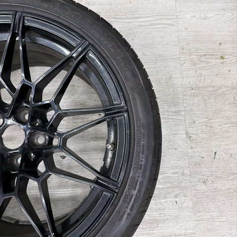 OEM BMW G82 G83 G80 M3 Rear Wheel Rim Style 826M R20x10.5" ET20 Black w/Tire