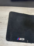 Genuine 01-06 BMW E46 M3 Coupe Carpets Floor Mats Black Front