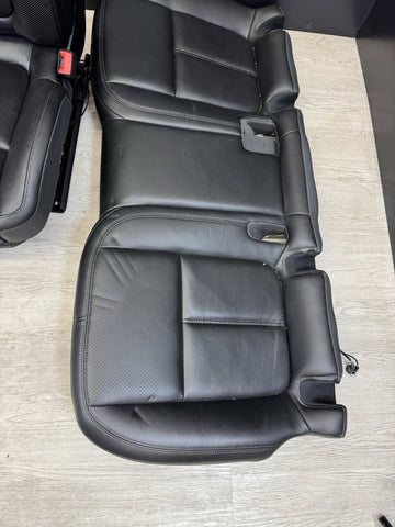 2015-2018 Porsche Macan Interior Set Front Rear Seats Pair Black Seat *Notes*