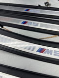 18-23 OEM BMW F90 M5 Door Sills Illuminated Covers Trims Scuff Plates SET