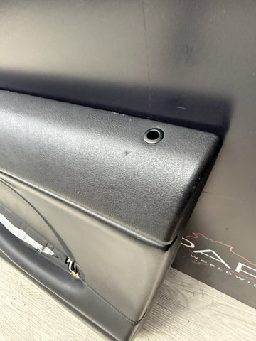 01-06 BMW E46 M3 PASSENGER RIGHT SIDE DOOR PANEL CARD BLACK OEM