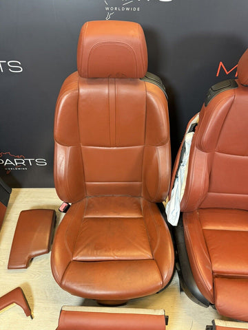 08-13 BMW E92 M3 Coupe Original Fox Red Interior Front Seats Rear Seats Complete