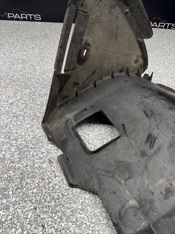 01-06 BMW E46 M3 Front Right Passenger Fender Liner Splash Guard OEM *Crack*