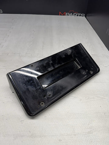 BMW E46 M3 01-06 Front License Plate Cover Base Bracket 51112694726 Jet Black