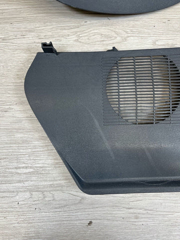 91-99 BMW E36 3 Series M3 Dead Pedal Cover Kick Panels Trims Covers Grey OEM