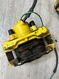 01-06 E46 M3 Front & Rear Brake Calipers Set Original Painted Yellow