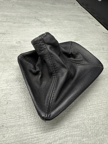 BMW E46 323 325 330 M3 Leather Shift Shifter Boot Cover + Ring 25117919219