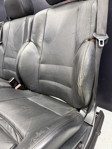 01-06 BMW E46 M3 Convertible Interior Front Non Heated Seats Black