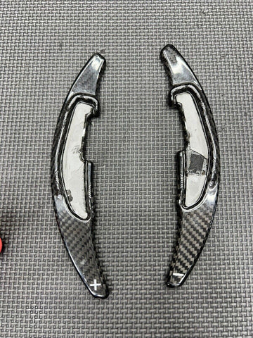 Carbon Fiber BMW F80 F82 F83 M3 M4 Paddle Shifter Extensions Clip Ons