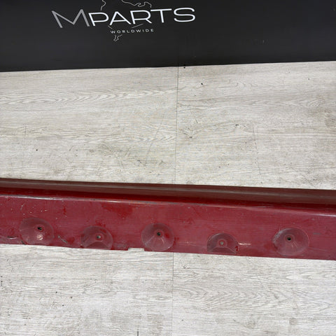 BMW E46 M3 01-06 RIGHT SIDE SKIRT ROCKER PANEL IMOLA RED 51717890012