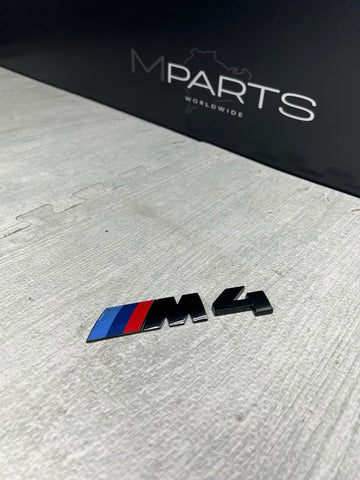 15-20 BMW F82 F83 M4 Coupe Convertible Trunk EMBLEM LOGO BADGE OEM BLACK