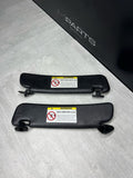 98-02 BMW Z3 M Z3M CONVERTIBLE PANELS SUN VISORS BLACK