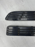 01-06 BMW E46 M3 Fender Vent Grilles Grills Trims Chrome OEM No Emblems