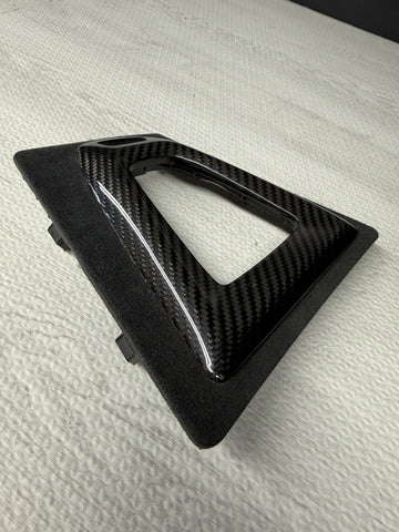 15-20 BMW F80 F82 F83 M3 M4 Center Dome DCT Shifter Plate + Carbon Fiber Trim