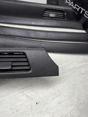 08-13 BMW E92 E93 M3 Interior Trim Set Carbon Leather OEM Genuine *Notes*