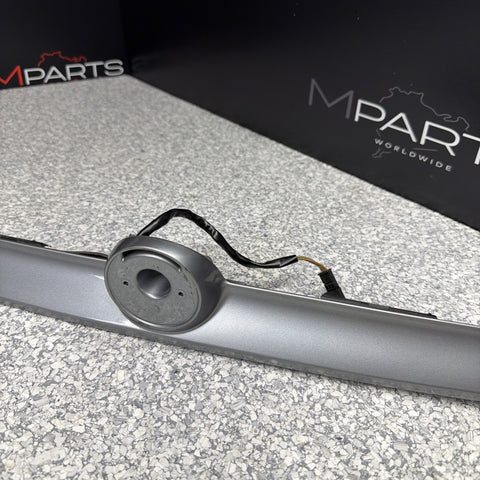01-06 BMW E46 M3 Convertible Trunk Lid Grip Key Deck Handle Silver Gray