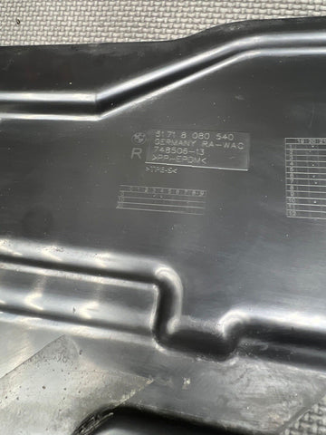 21-23 BMW G80 G82 G83 M3 M4 Rear Right Side Bottom Splash Shield Cover