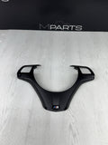 08-13 BMW E90 E92 E93 M3 Lower Steering Wheel Trim Cover Plate Black