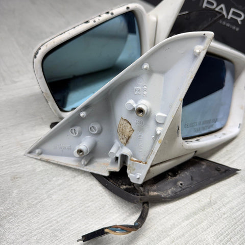 82-94 BMW E30 Front Door Electric Wing Mirrors Left & Right OEM 0017111 001724