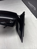 13-16 BMW F10 M5 LEFT DRIVER SIDE MIRROR NO CAMERA NO GLASS SAPPHIRE BLACK OEM