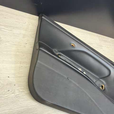 01-06 BMW E46 M3 DRIVER LEFT SIDE DOOR PANEL CARD BLACK OEM