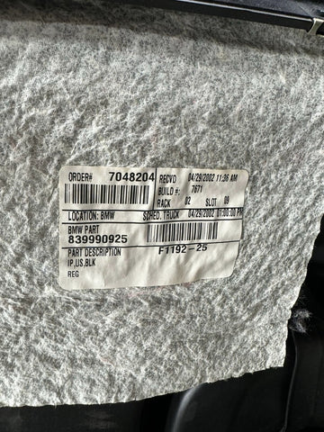 (PICKUP ONLY) BMW 00-03 E39 M5 OEM ALCANTARA HEADLINER