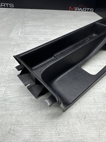 BMW E36 M3 COUPE BLACK CENTER CONSOLE STORAGE COMPARTMENT TRIM ARMREST DELETE