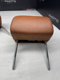 2001-2006 BMW E46 M3 Convertible Cinnamon Rear Headrests Head Rests Pair