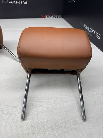 2001-2006 BMW E46 M3 Convertible Cinnamon Rear Headrests Head Rests Pair