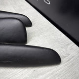 01-06 BMW E46 M3 Convertible Door Upper Arm Rest Armrest Pads Black *Notes*