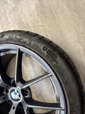 OEM BMW 15-20 F80 F82 F83 M3 M4 CS Wheel Rim 19x9 Front Orbit Grey + Michelin 4S