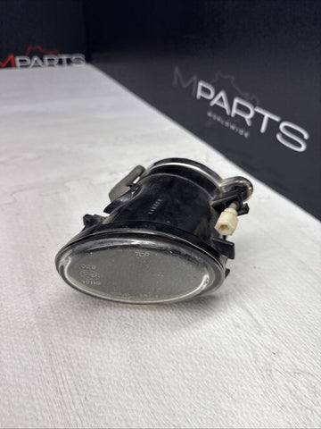 01-06 BMW E46 M3 Front Left Driver Bumper Fog Light Clear OEM *Cracked Housing