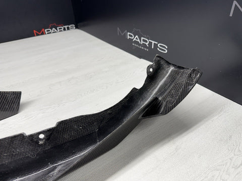 BMW 21-26 G80 G82 G83 M3 M4 Front Bumper Lower Molding Splitters Carbon Fiber